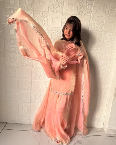 Most Trending Mirror Sharara Set