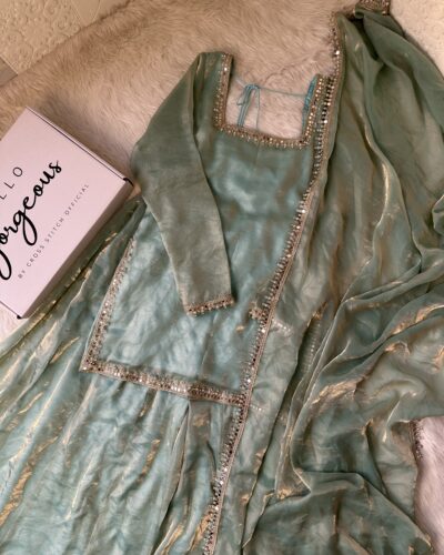 Baby Blue Sharara Set