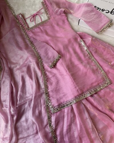 Blush Elegance Sharara Set