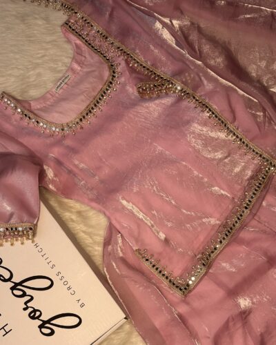 Soft Pink Sharara Set