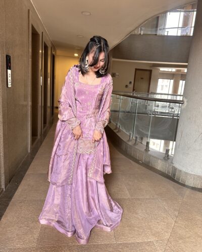 Meher Kalidar Sharara Set